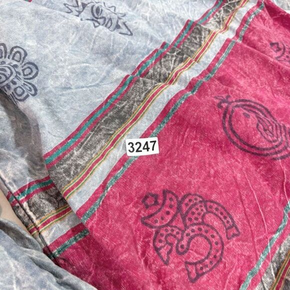 VTG The Headshop Jacket Mens Medium Full Zip Boho Hooded Cotton Lined - Picture 8 of 8